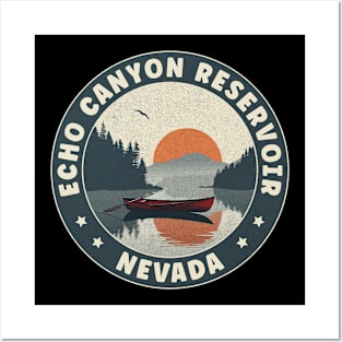 Echo Canyon Reservoir Nevada Sunset Posters and Art